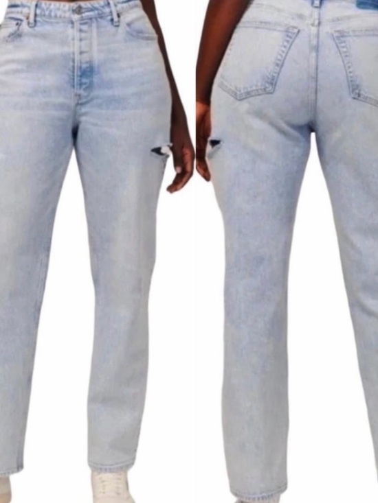 Abercrombie & Fitch Denim - abercrombie & fitch the dad side slit jeans size 37/24